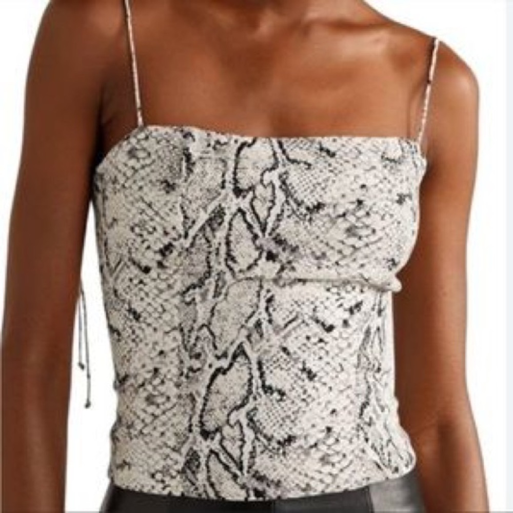 Reformation Meyer Tie Top